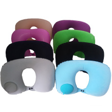 Custom Foldable Chin Neck Support Pillows U Shaped Airplane Travel Pillow Office Neck Pillow